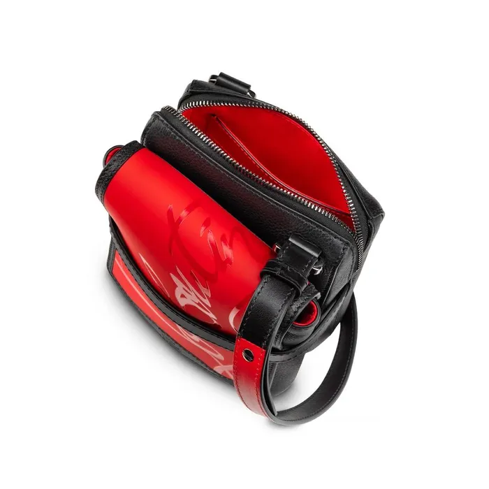 Men Benech Reporter Reporter Bag 8211 Calf Leather 8211 Loubi Red Christian Louboutin Crossbody Bags