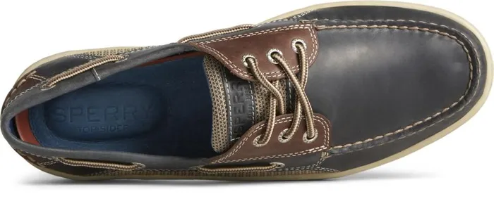 Men Billfish 3Eye Boat Shoe Navy Brown Leather Sperry Boat Shoes Men Billfish 3Eye Boat Shoe Navy Brown Leather Sperry Boat Shoes
