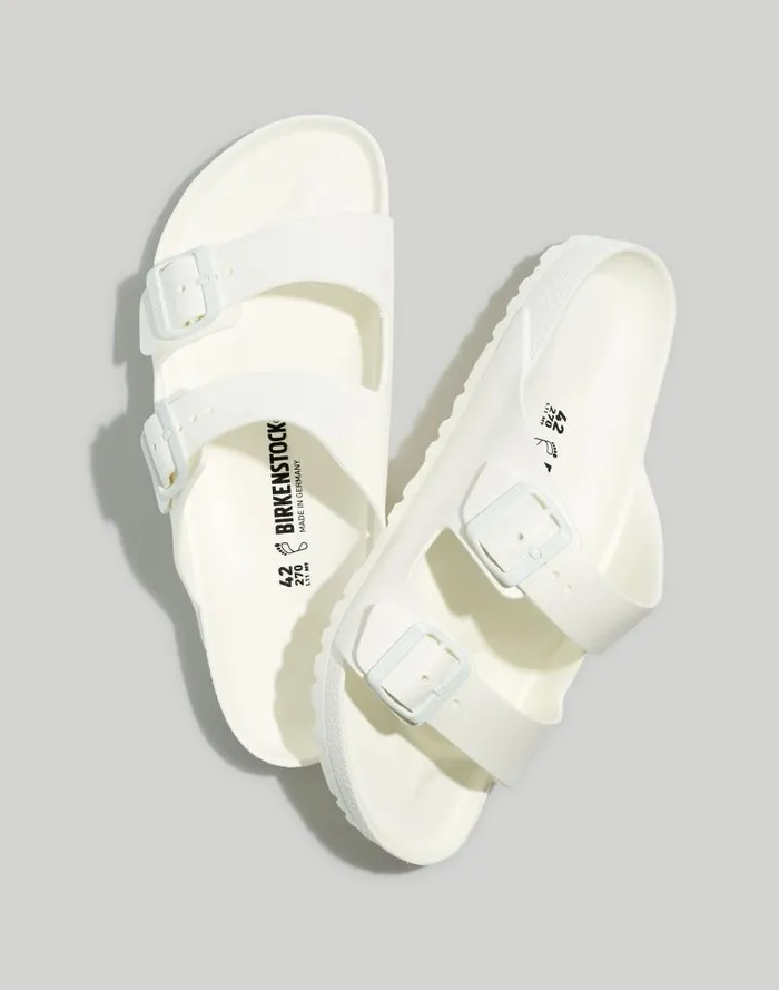 Men Birkenstock Arizona EVA Sandals White Madewell Sandals
