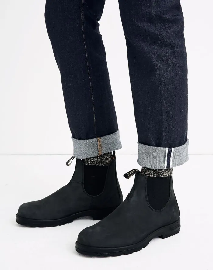 Men Blundstone Men039s Classic Chelsea Boots Rustic Black Madewell Boots