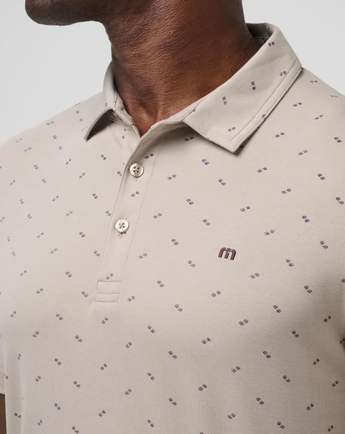Men CANYON HIKE POLO Oxford Tan TravisMathew Polos