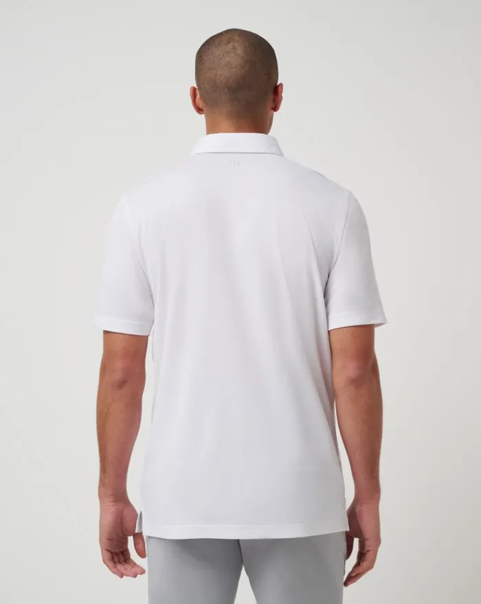 Men CHICAGO CUBS TOP RECRUIT POLO White TravisMathew Polos
