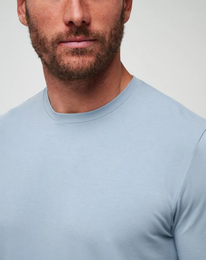 Men CLOUD CREW TEE Dusty Blue TravisMathew Tees