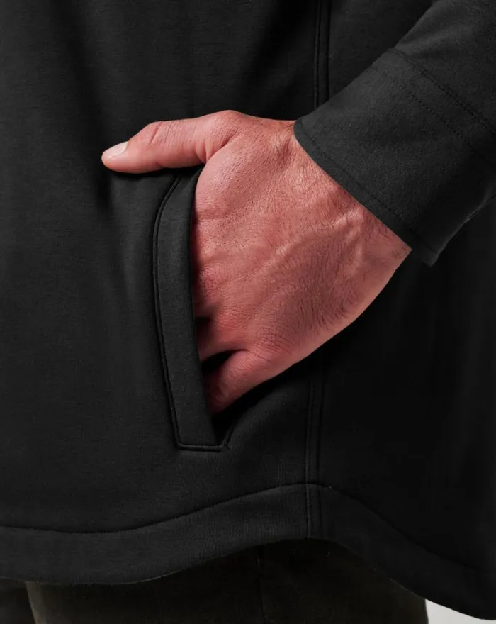Men CLOUD SHIRT JACKET Black TravisMathew ButtonUps