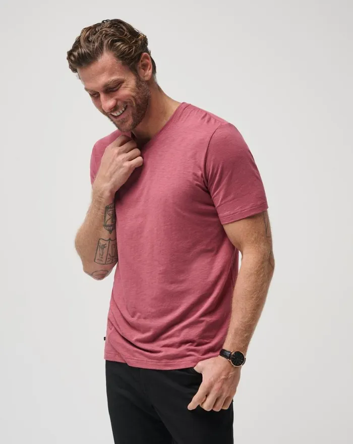 Men CLOUD TEE Roan Rouge TravisMathew Tees