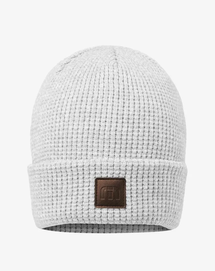 Men CLOUD WAFFLE BEANIE Heather Grey TravisMathew Beanies