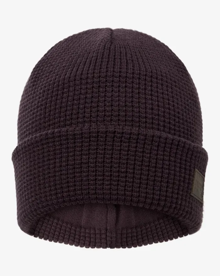 Men CLOUD WAFFLE BEANIE Plum TravisMathew Beanies