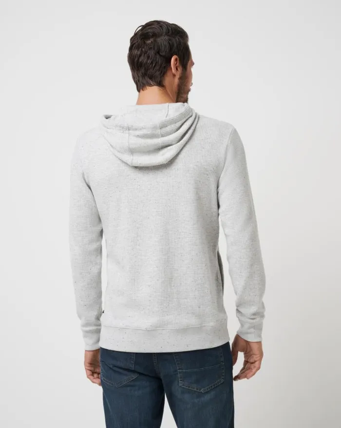 Men CLOUD WAFFLE HOODIE Light Grey TravisMathew Hoodies and Sweatshirts Men CLOUD WAFFLE HOODIE Light Grey TravisMathew Hoodies and Sweatshirts