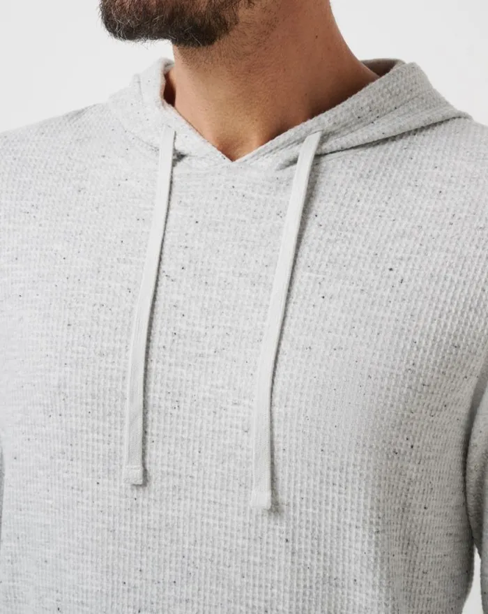 Men CLOUD WAFFLE HOODIE Light Grey TravisMathew Hoodies and Sweatshirts Men CLOUD WAFFLE HOODIE Light Grey TravisMathew Hoodies and Sweatshirts