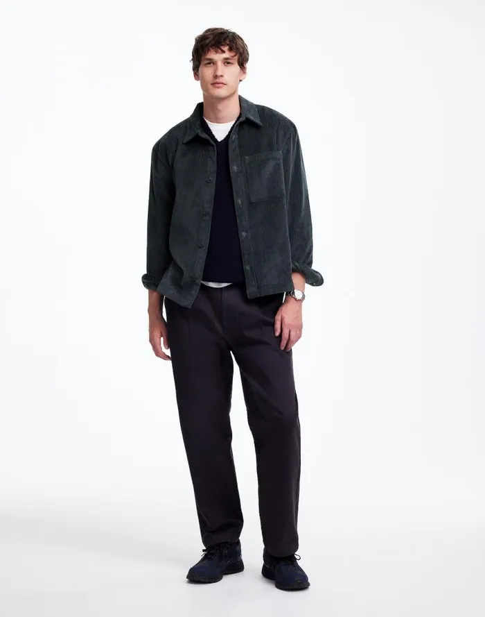 Men Corduroy ShirtJacket Midnight Forest Madewell Shirts