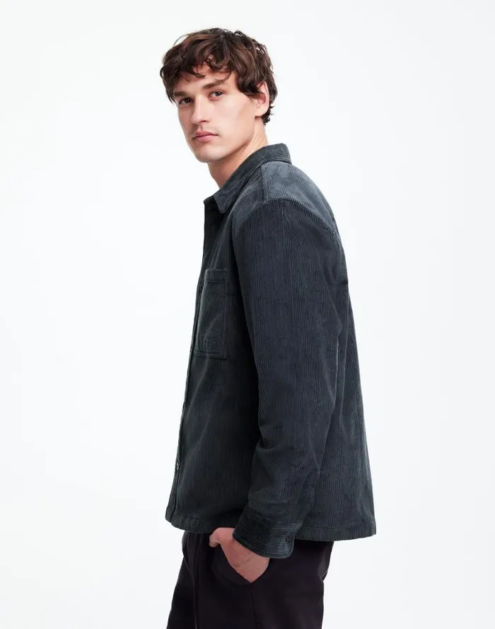 Men Corduroy ShirtJacket Midnight Forest Madewell Shirts
