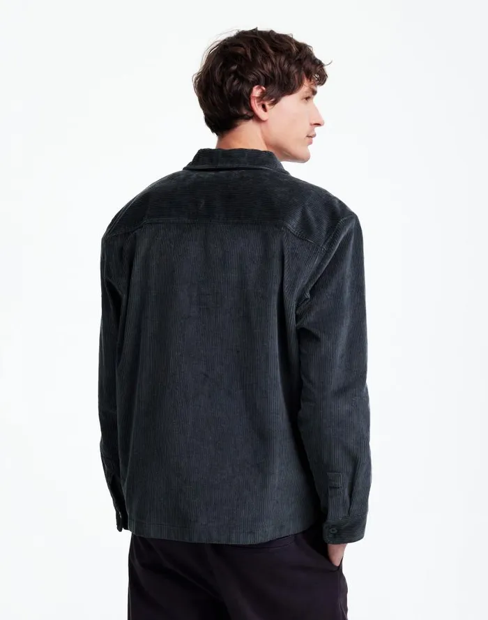 Men Corduroy ShirtJacket Midnight Forest Madewell Shirts