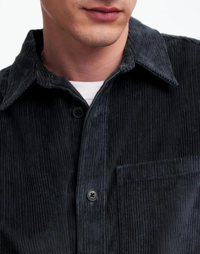 Men Corduroy ShirtJacket Midnight Forest Madewell Shirts