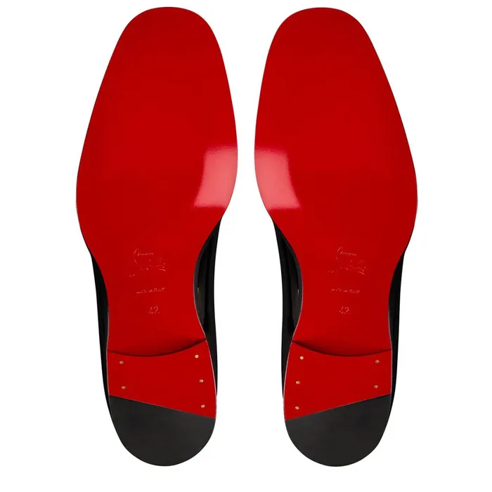 Men Corteo Laceup Shoes 8211 Patent Calf 8211 Black Black Christian Louboutin Buckles and Laceups