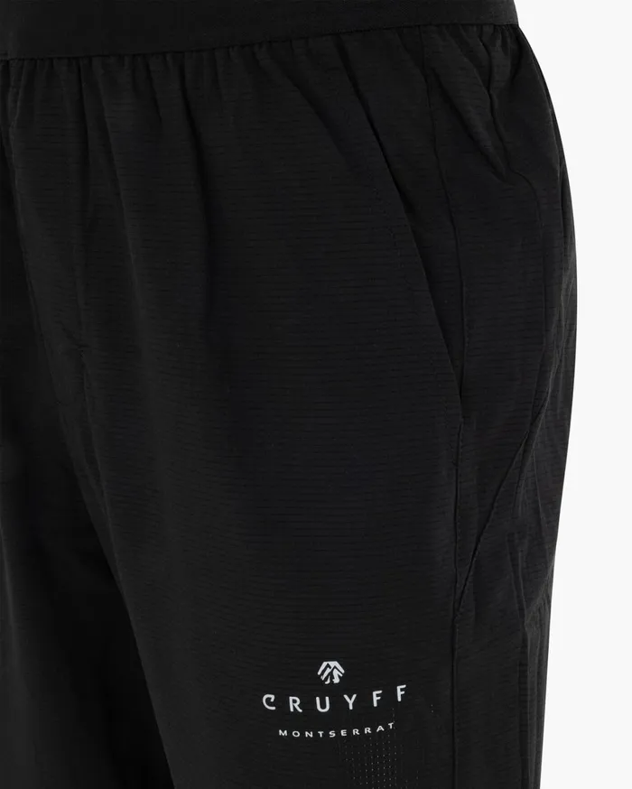 Men Cruyff Bottoms Traverse Woven Pant Black Men Cruyff Bottoms Traverse Woven Pant Black
