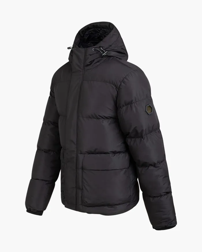 Men Cruyff Jackets Commercial Puffer Black Men Cruyff Jackets Commercial Puffer Black
