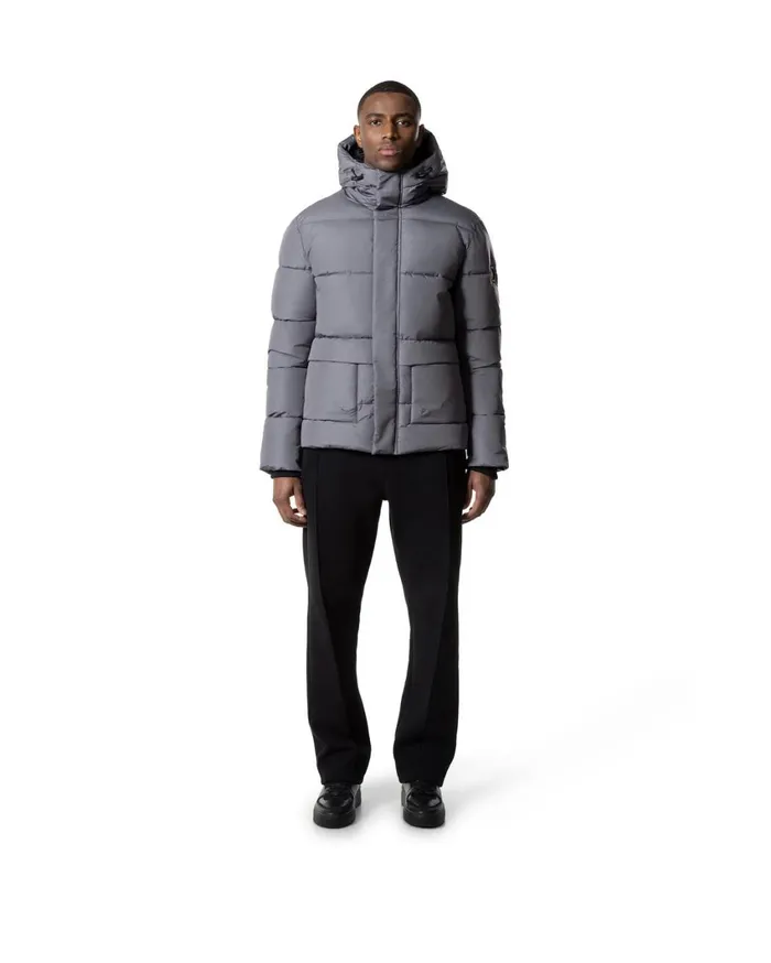 Men Cruyff Jackets Commercial Puffer Charcoal Grey Men Cruyff Jackets Commercial Puffer Charcoal Grey
