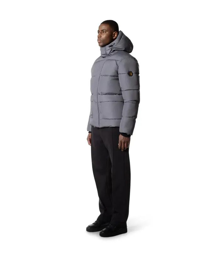 Men Cruyff Jackets Commercial Puffer Charcoal Grey Men Cruyff Jackets Commercial Puffer Charcoal Grey