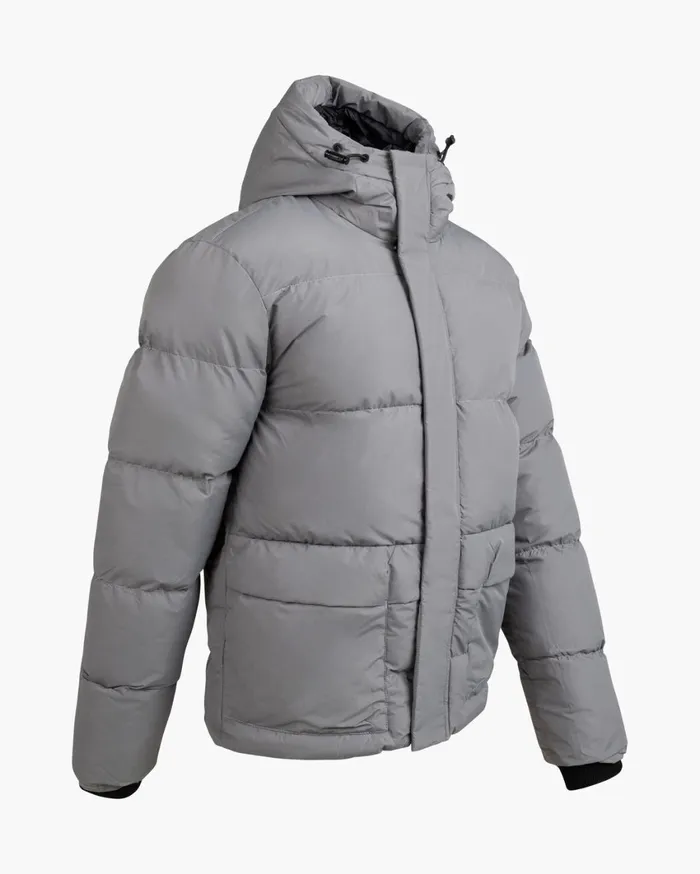 Men Cruyff Jackets Commercial Puffer Charcoal Grey Men Cruyff Jackets Commercial Puffer Charcoal Grey