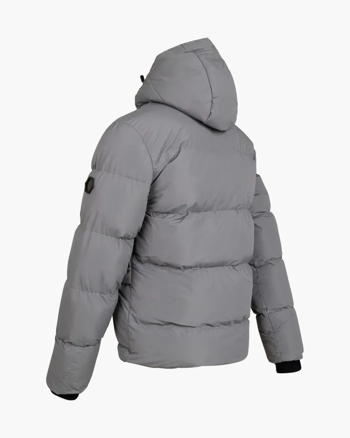 Men Cruyff Jackets Commercial Puffer Charcoal Grey Men Cruyff Jackets Commercial Puffer Charcoal Grey