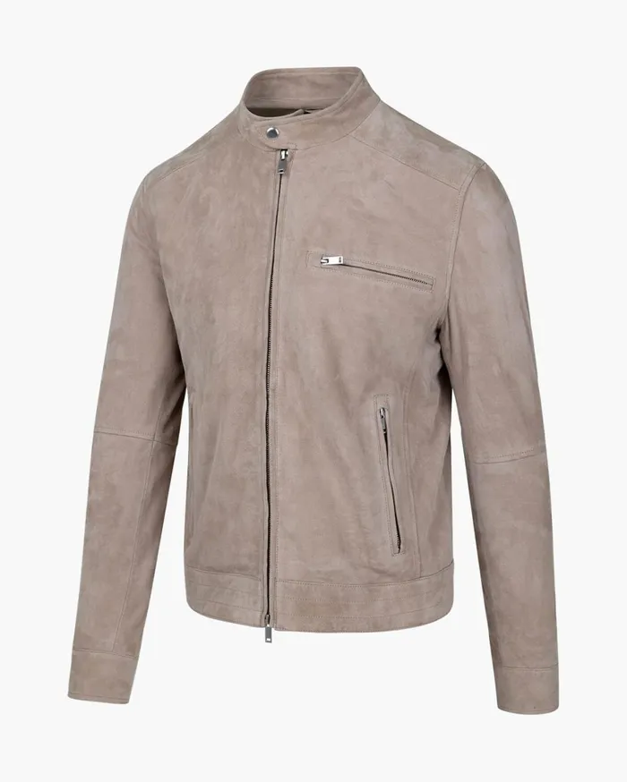 Men Cruyff Jackets Esteban Suede Biker Jacket Crme Men Cruyff Jackets Esteban Suede Biker Jacket Crme