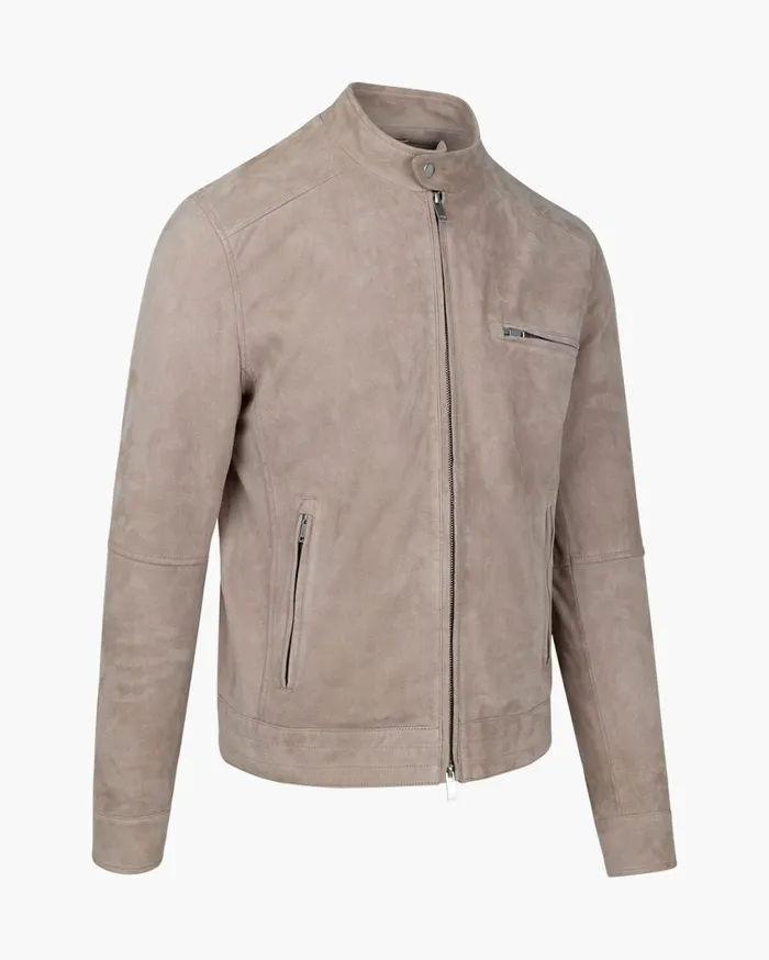 Men Cruyff Jackets Esteban Suede Biker Jacket Crme Men Cruyff Jackets Esteban Suede Biker Jacket Crme