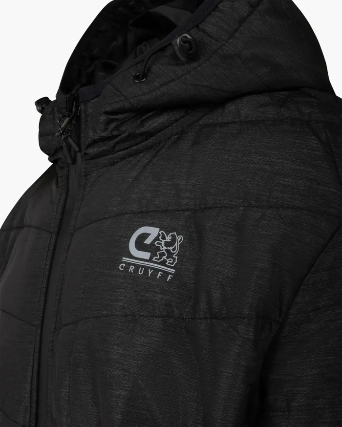 Men Cruyff Jackets Explore Quilted Jacket Black Men Cruyff Jackets Explore Quilted Jacket Black