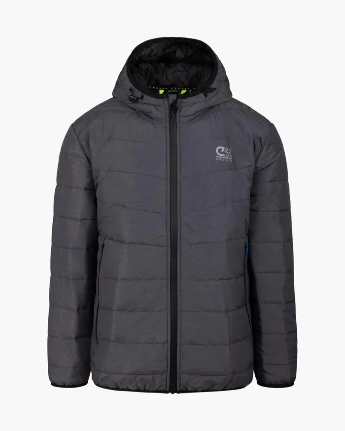 Men Cruyff Jackets Explore Quilted Jacket Light Grey
