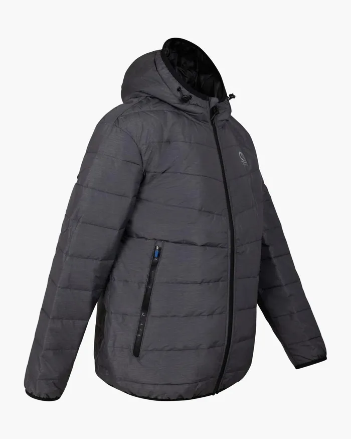 Men Cruyff Jackets Explore Quilted Jacket Light Grey Men Cruyff Jackets Explore Quilted Jacket Light Grey