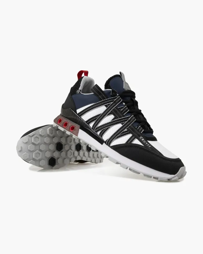 Men Cruyff Sneakers Fearia HexTech Montserrat Whiteblue Men Cruyff Sneakers Fearia HexTech Montserrat Whiteblue