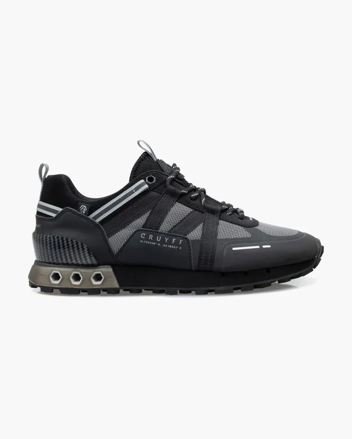 Men Cruyff Sneakers Interlace HexTech Montserrat Black