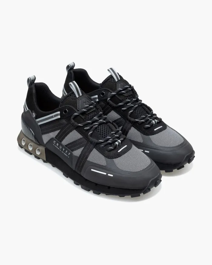 Men Cruyff Sneakers Interlace HexTech Montserrat Black Men Cruyff Sneakers Interlace HexTech Montserrat Black