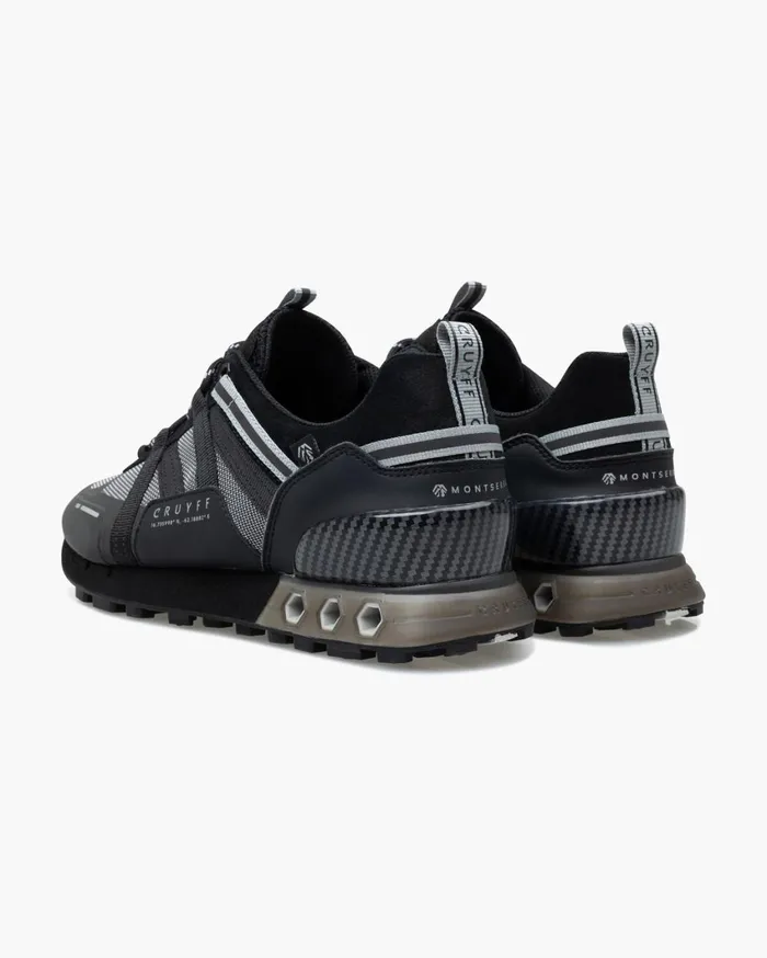 Men Cruyff Sneakers Interlace HexTech Montserrat Black Men Cruyff Sneakers Interlace HexTech Montserrat Black