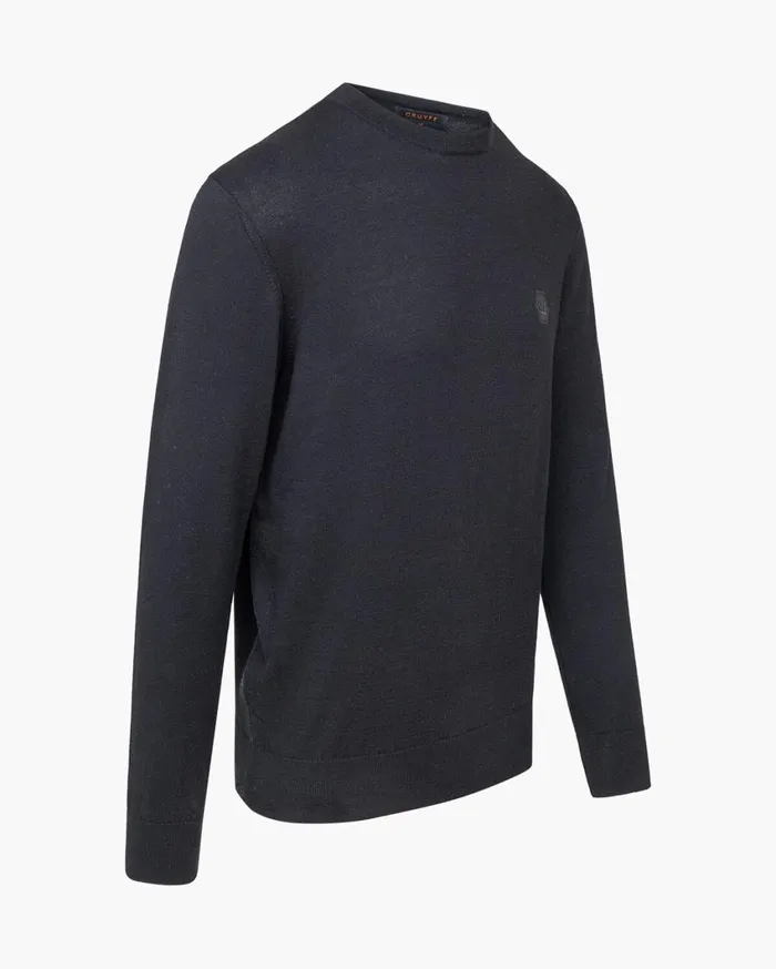 Men Cruyff Sweats and Hoodies Basco Jumper Black Men Cruyff Sweats and Hoodies Basco Jumper Black