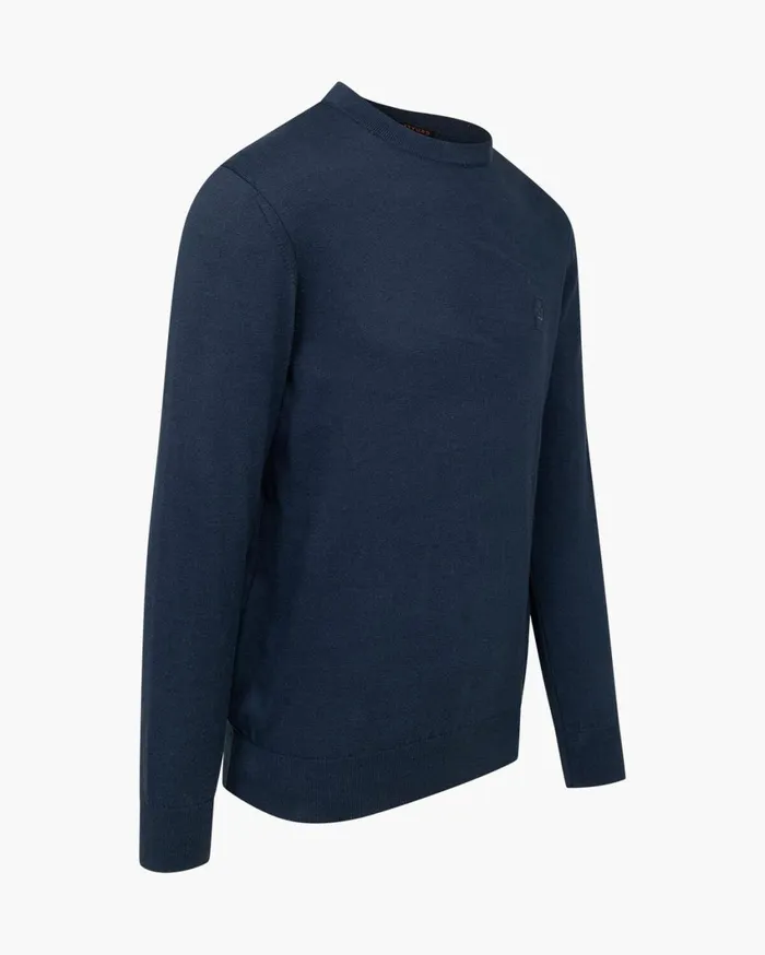 Men Cruyff Sweats and Hoodies Basco Jumper Navy Men Cruyff Sweats and Hoodies Basco Jumper Navy