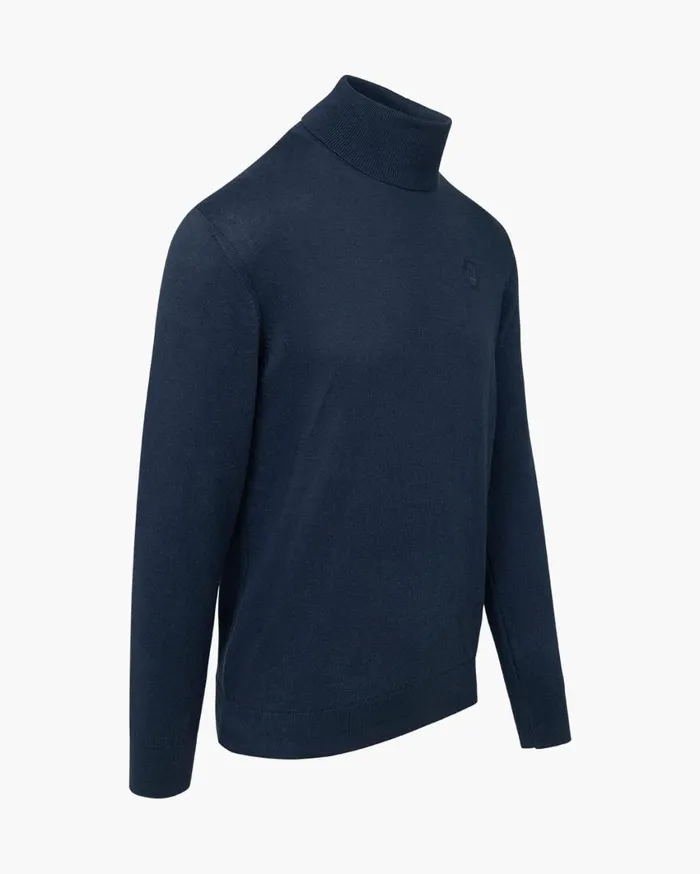 Men Cruyff Sweats and Hoodies Basco Turtle Neck Navy Men Cruyff Sweats and Hoodies Basco Turtle Neck Navy