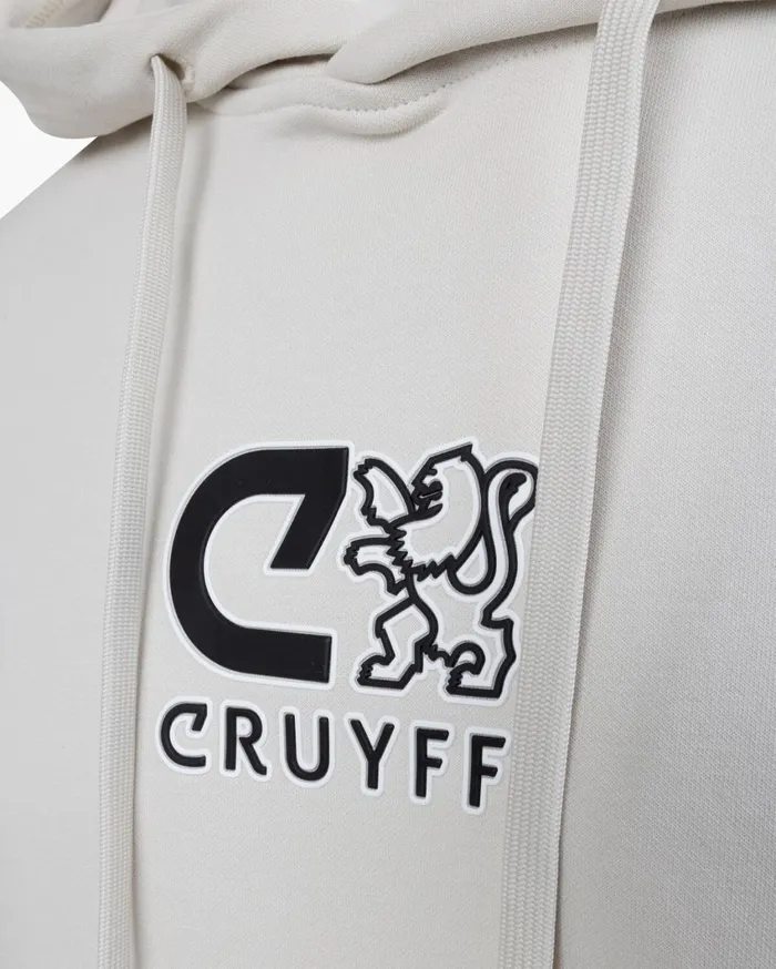 Men Cruyff Sweats and Hoodies Clion Outlined Graphic Hoodie Whitesilver Men Cruyff Sweats and Hoodies Clion Outlined Graphic Hoodie Whitesilver