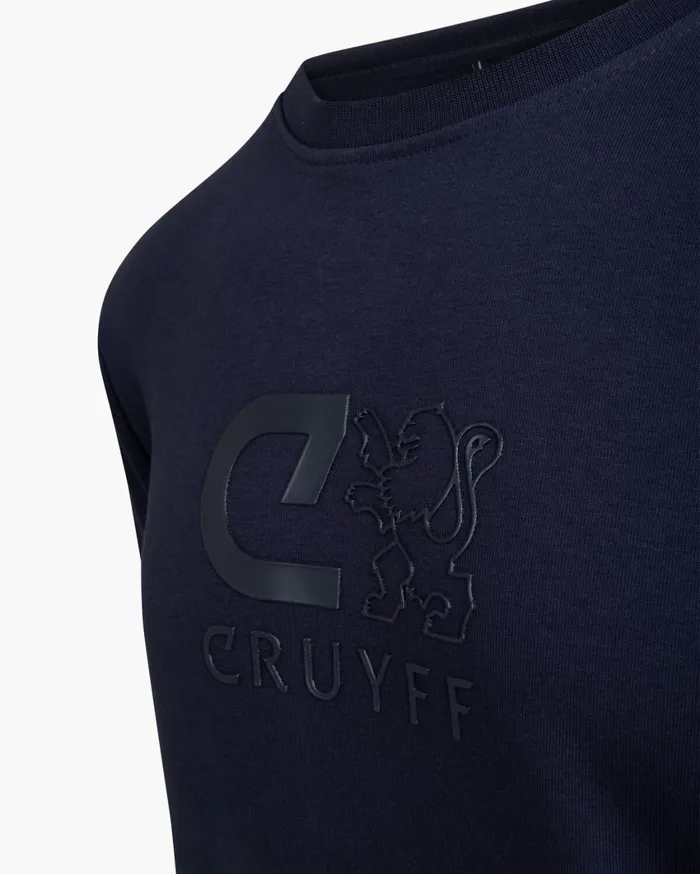 Men Cruyff Sweats and Hoodies Classic Crewneck Navy Men Cruyff Sweats and Hoodies Classic Crewneck Navy