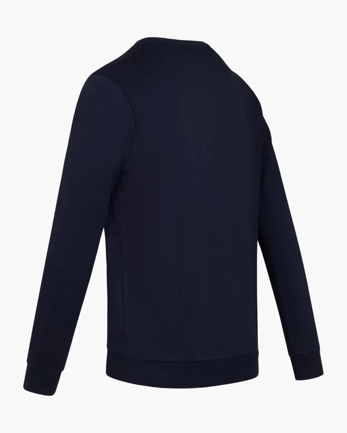 Men Cruyff Sweats and Hoodies Classic Crewneck Navy Men Cruyff Sweats and Hoodies Classic Crewneck Navy