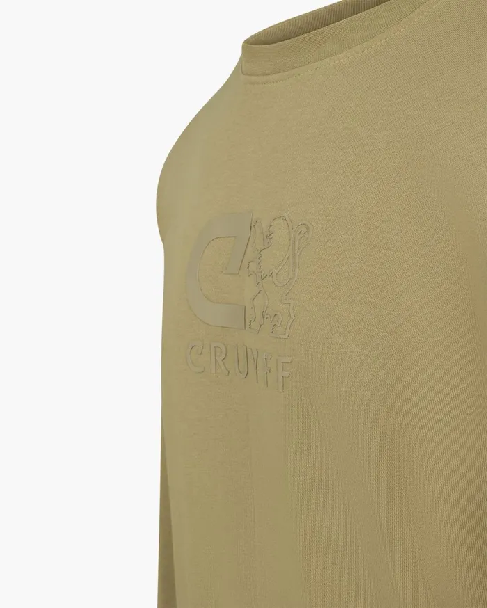 Men Cruyff Sweats and Hoodies Classic Crewneck Sand Men Cruyff Sweats and Hoodies Classic Crewneck Sand