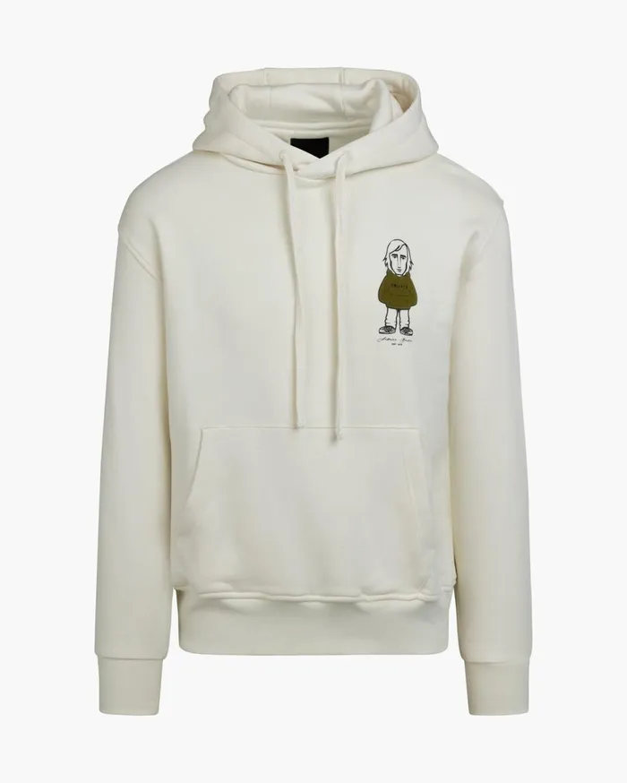 Men Cruyff Sweats and Hoodies Cruyff Avatar Hoodie Whiteorange