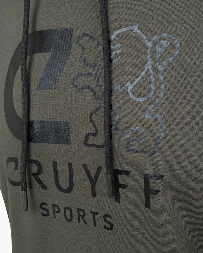 Men Cruyff Sweats and Hoodies Do Hoodie Army Green Men Cruyff Sweats and Hoodies Do Hoodie Army Green