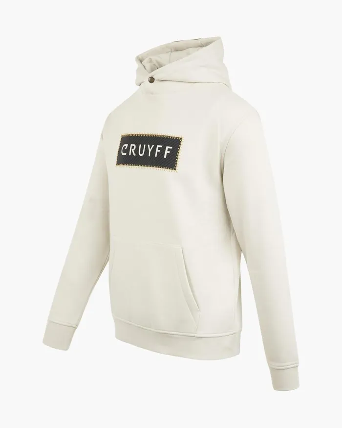 Men Cruyff Sweats and Hoodies Fuzeknit Lasercut Hoodie Whitesilver Men Cruyff Sweats and Hoodies Fuzeknit Lasercut Hoodie Whitesilver