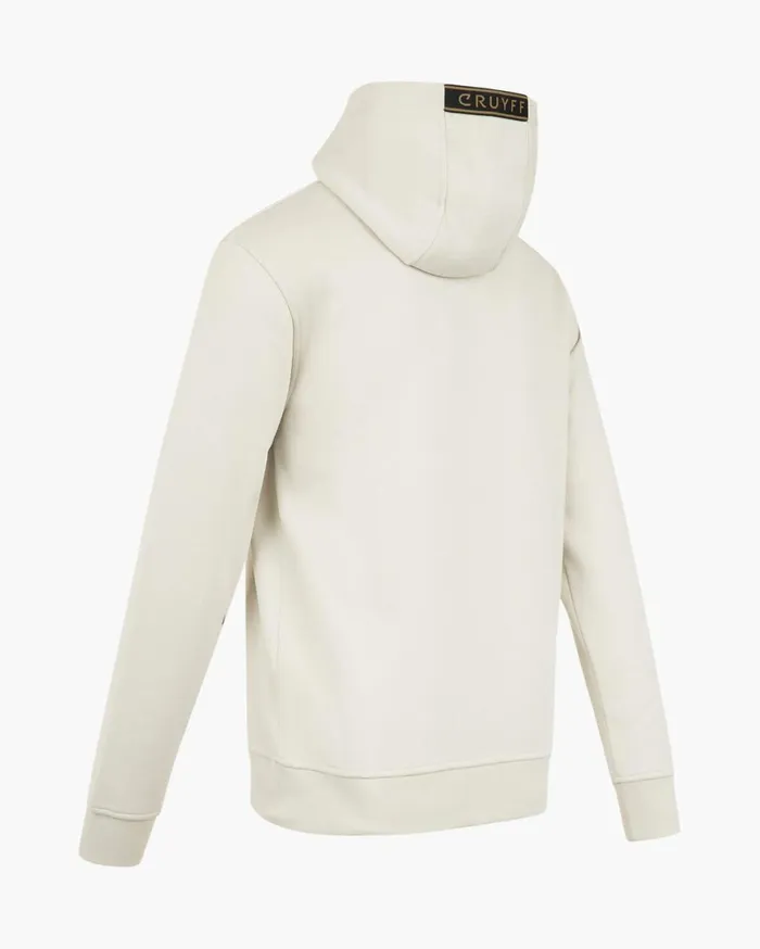 Men Cruyff Sweats and Hoodies Fuzeknit Lasercut Hoodie Whitesilver Men Cruyff Sweats and Hoodies Fuzeknit Lasercut Hoodie Whitesilver