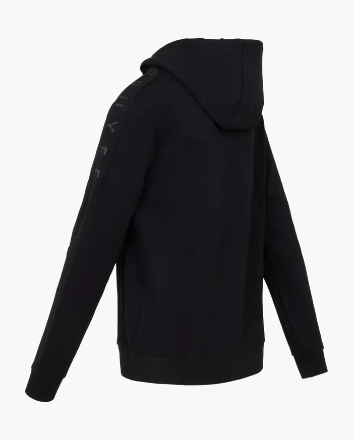 Men Cruyff Sweats and Hoodies Ignite Tape Hood Black Men Cruyff Sweats and Hoodies Ignite Tape Hood Black