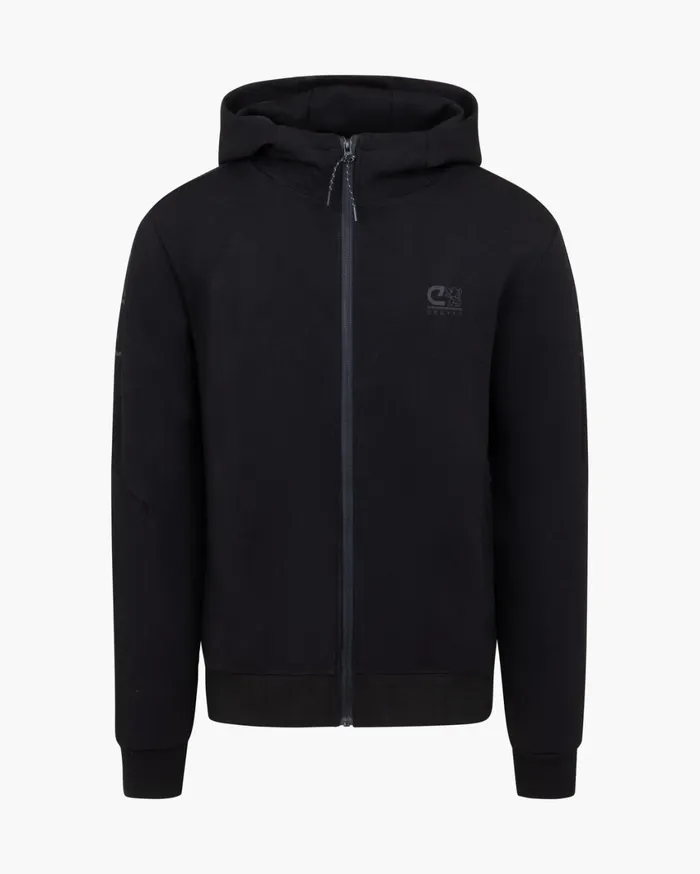 Men Cruyff Sweats and Hoodies Ignite Tape Hood Black Men Cruyff Sweats and Hoodies Ignite Tape Hood Black