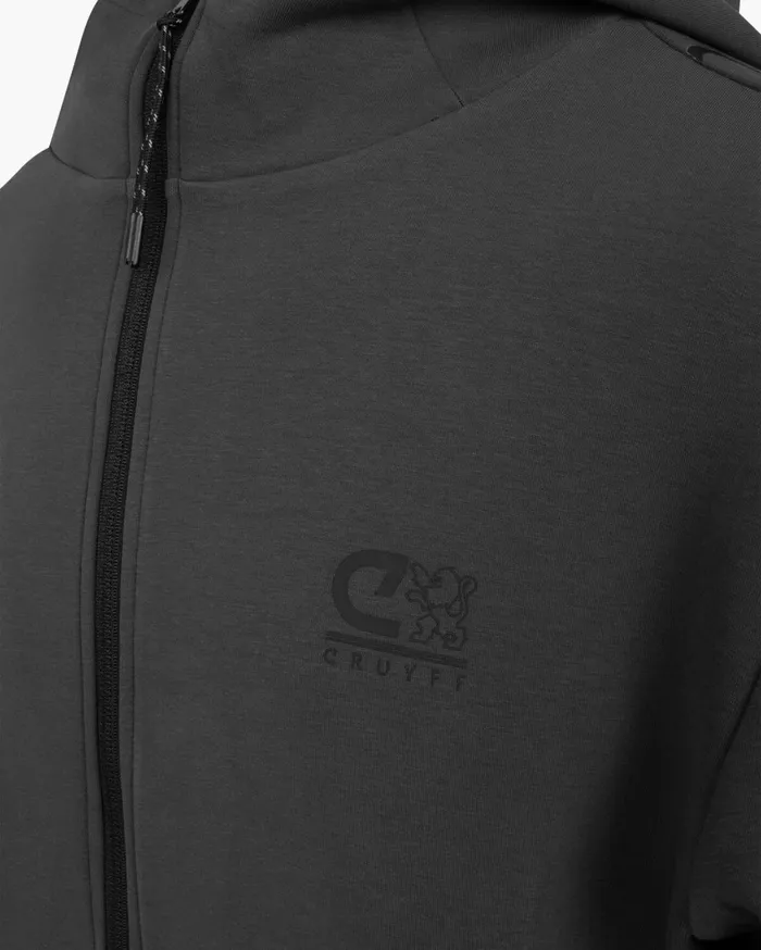 Men Cruyff Sweats and Hoodies Ignite Tape Hood Light Grey Men Cruyff Sweats and Hoodies Ignite Tape Hood Light Grey