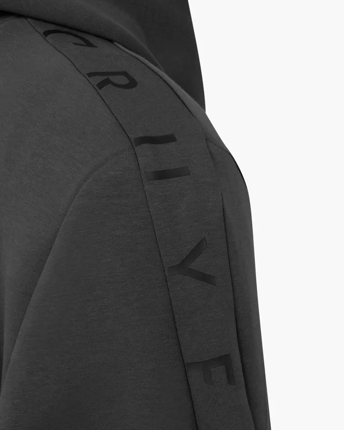 Men Cruyff Sweats and Hoodies Ignite Tape Hood Light Grey Men Cruyff Sweats and Hoodies Ignite Tape Hood Light Grey