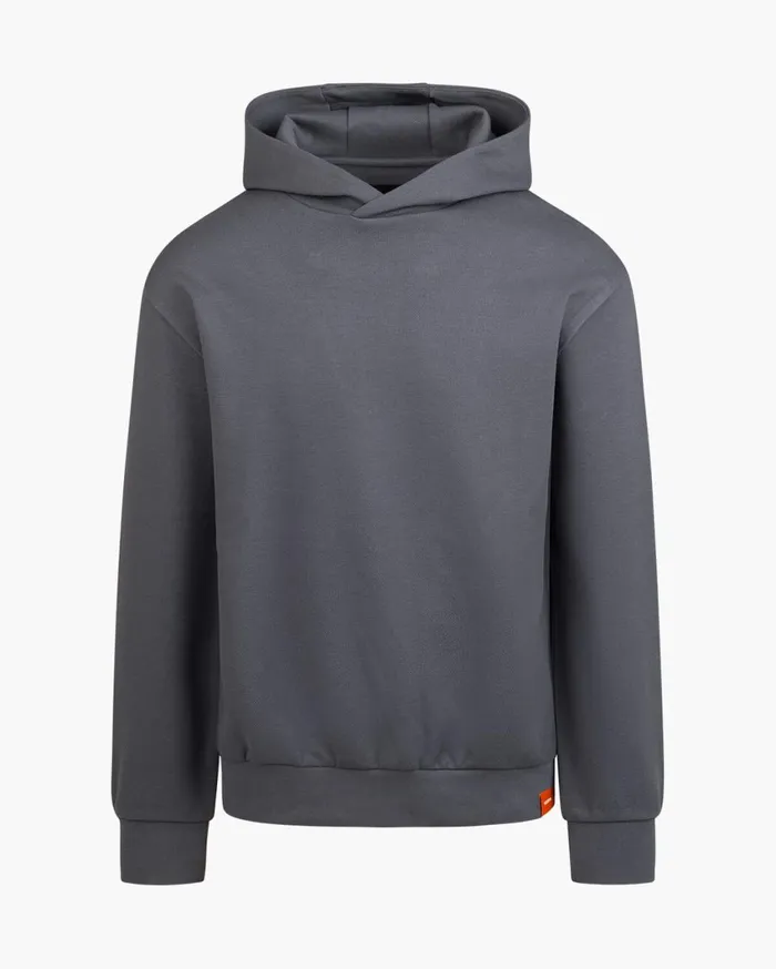 Men Cruyff Sweats and Hoodies Pique Hoodie Anthracite Men Cruyff Sweats and Hoodies Pique Hoodie Anthracite