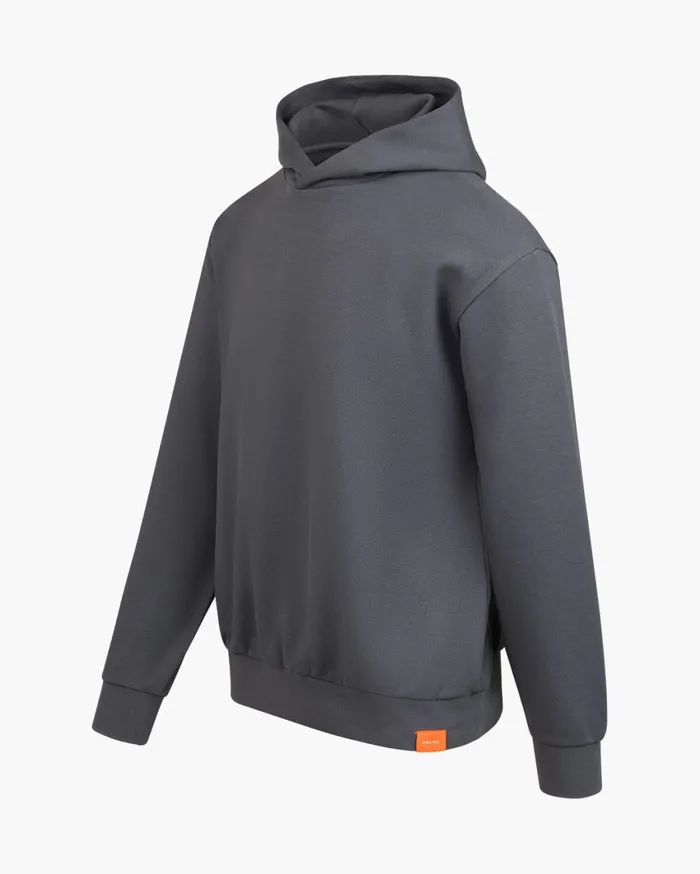 Men Cruyff Sweats and Hoodies Pique Hoodie Anthracite Men Cruyff Sweats and Hoodies Pique Hoodie Anthracite